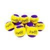 Midlee Squeaky Mini Tennis Ball for Dogs 1.5"- Pack of 12 (Yellow/Purple)- Pet Fetch Small Squeaker Interactive Squeaking Dog Toy