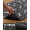 Pet Feeding Mat-Absorbent Dog Mat for Food and Water Bowl-No Stains Easy Clean Dog Food Mat-Quick Dry Dog Water Dispenser Mat-Puppy Supplies Dog Stuff-Dog Accessories Dog Water Bowl Mat