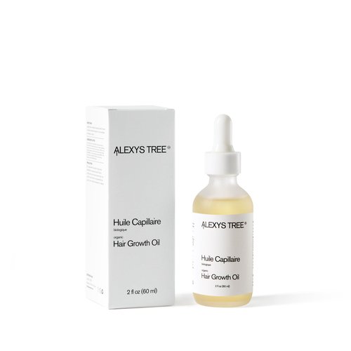 Alexys Tree Hair Serum - Natural Oils Blend for Healthy, Thick Hair - Jojoba, Castor, Rosemary, Lavender, Tea Tree - Suitable for Men & Women - 60 ML, White