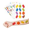 96PCS Building Block Temporary Tattoos Birthday Party Supplies Decorations Tattoos Stickers Super Cute Party Favors Kids Girls Boys Gifts Classroom School Prizes Rewards Themed