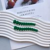 Turquoise Green Press on Nails Short,KQueenest Round Fake Nails for Women Really Short Nails Press-on,Natural Glue on Nails Set Reusable Petite Nails for Small Hands,Oval Gel Nails for Daily Mani