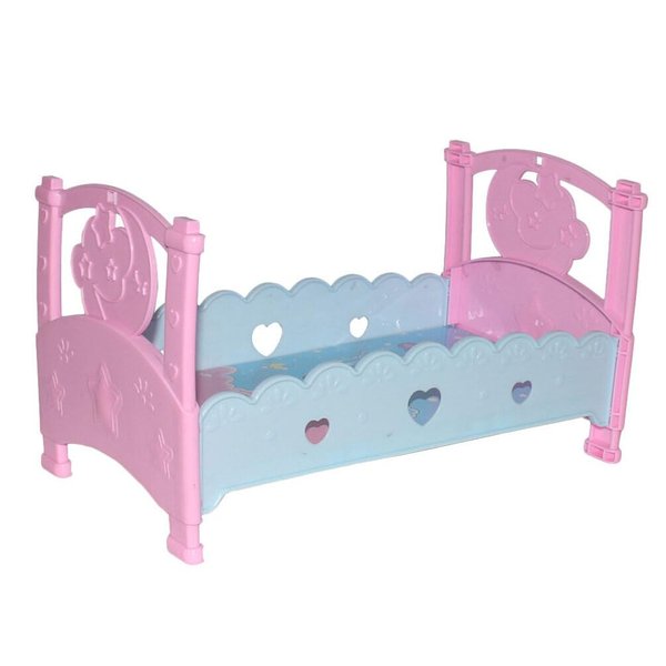 Totority Doll Crib Doll Bed Kids Doll Furniture The Bed Baby Toy Bed