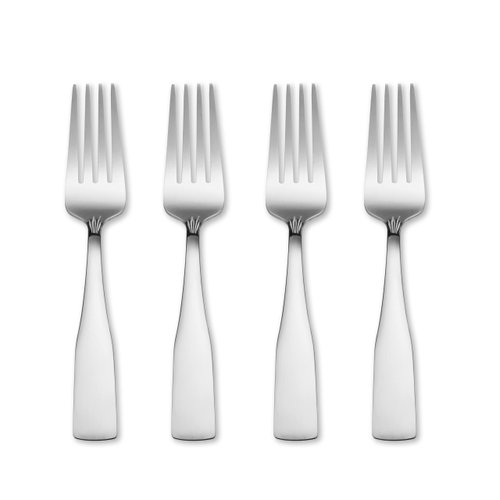 Hampton Forge Bristol Satin 4Pk Salad Forks/Color Card, 0.20 LB, Metallic