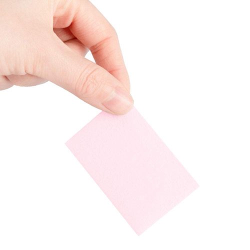 Aysekone 600 Pieces Pink Disposable Nail Art Gel Polish Remover Pads Bath Manicure Nail Wipes Cotton Napkins for Nail Art