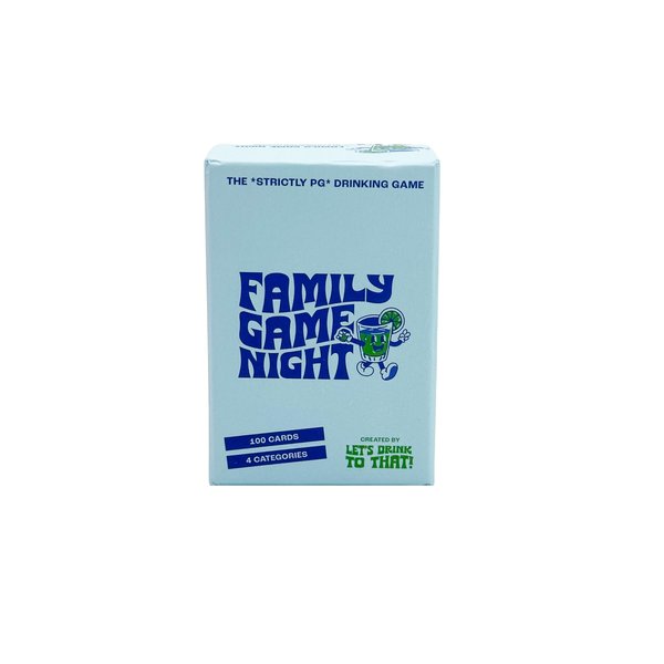 Island Dogs Let's Drink to That - Family Game Night - The Strictly PG Drinking Card Game - 100 Cards - Great for a Family Reunion - Fun Alternative to Board Games