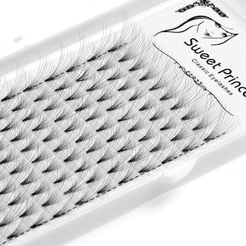 12rows,120pcs 10D Premade Volume Fans Eye Lashes Extensions Thickness 0.07mm D Curl Black Soft Individual False Eyelashes Makeup Fake Lashes Cluster 8-18mm to Choose (13MM)