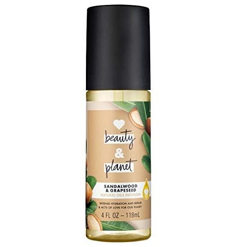 Love Beauty and Planet Sandalwood & Grapeseed Natural Oils Infusion Hair Oil - 4 fl oz