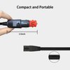 SilkGrace 12V DC Power Cable Cord Car Cooler Cool Box Mini Fridge 12V Cooler 2 Pin Lead Cable Plug Wire