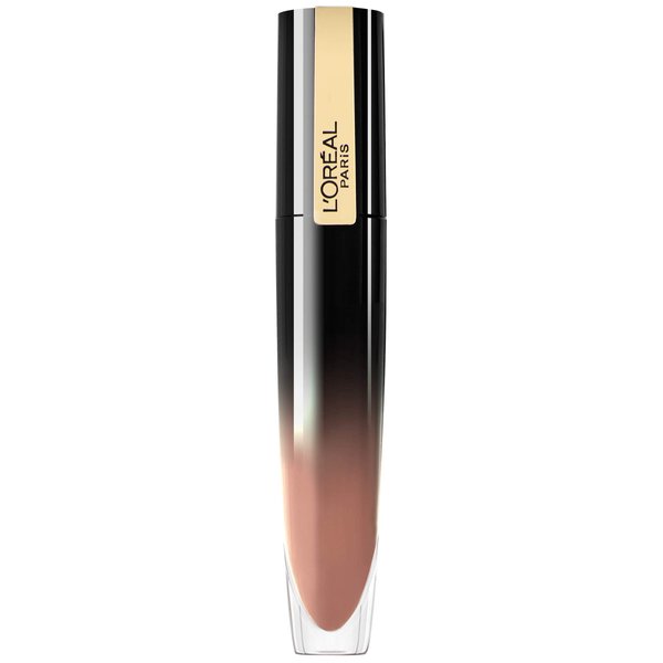 L'Oreal Paris Brilliant Signature Shiny Lip Stain Lipstick, Be Determined 0.21 Fl Oz.