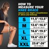 POWERLIX Leg Sleeve - Best Knee Brace for Leg Pain for Men & Women Knee Support for Running, Basketball, Volleyball, Weightlifting, Gym, Workout, Sports Please Check Sizing Chart