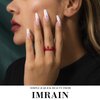 IMRAIN Golden Press on Nails Long Square Fake Nails Full Cover Bling Glitter & Rhinestone Glue on Nails French Gel Acrylic False Nails Tips Luxury Handmade Artificial Nails Press ons for Women
