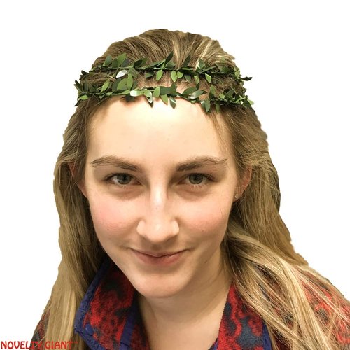 Green Laurel Leaf Roman Costume Headband