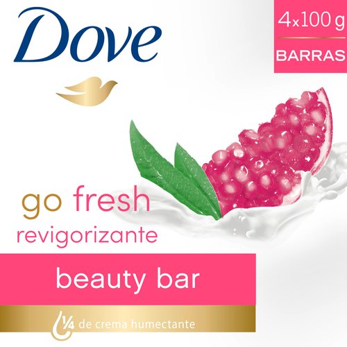 DOVE BAR SOAP - POMEGRANATE 100g / 3.5oz (Pack of 4)