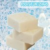 YARIN 3 Pcs Rice Milk Soaps Collagen Skin Lightening Soap 65 G.+Reusable Mesh Bag-Exfoliate, Hydrate, and Conserve