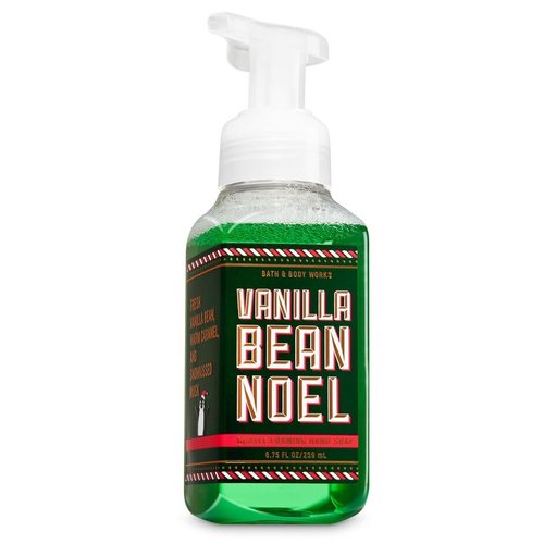 Bath Body Vanilla Bean Noel Gentle Foaming Hand Soap - 8.75 Fl Oz - Scented with Natural Essential Oils