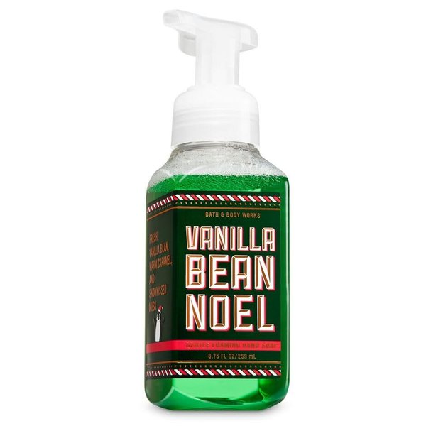 Bath Body Vanilla Bean Noel Gentle Foaming Hand Soap - 8.75 Fl Oz - Scented with Natural Essential Oils