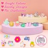 ArtCreativity Little Girls Jewelry Rings in Gift Box, Set of 24 Cute Rings, Lovely Rings for Little Girls, No Duplicates, Girls Jewelry in Gift Box, Pretend Play & Dress Up Rings for Girls Ages 3+