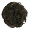 CAISHA 100% HUMAN HAIR Scrunchie Hair Piece Updo Braid Hair Scrunchy Messy Bun Dark Brown Mix H312i