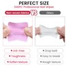 BABONIE Lint Free Nail Wipes, 540PCS Non-Woven Soft Nail Polish Remover Wipes, Super Absorbent Nail Wipes for Fingernail Polish Remover - Eyelash Extension - Nail Art- DIY Nail Supplies (Pink)