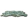 CNK Tile Sliced Bali Ocean Pebble Tile - 12" x 12" Natural Polished Stone for Bathroom Kitchen Backsplashes Floors Showers and Patios - Eco-Friendly Durable Seamless Installation - Pack of 1