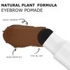 Eyebrow Stamp Stencil Kit Brow Stamp with 5pairs Reusable Eyebrow Stencil Kit Eye Brow Stamping Kit Eyebrow Stamp(Auburn)