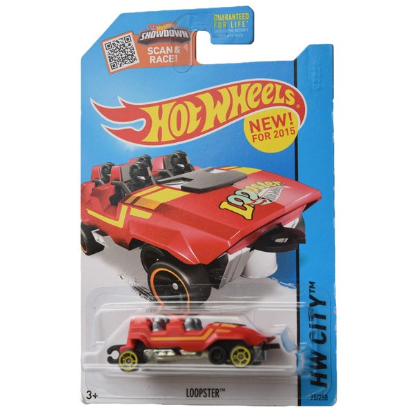 Hot Wheels Loopster 75/250, red