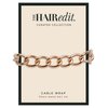 The Hair Edit Cable Wrap - Gold Metal Chain Link Hair Tie