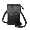 MINICAT Roomy Pockets Series Small Crossbody Bags Cell Phone Purse Wallet for Women(Black)