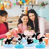 OPNEX 9 PCS Orca Honeycomb Centerpieces Party Table Topper Decorations Killer Whales Birthday Party Supplies Favors Decorations for Kids Birthday Party