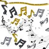 Lenwen 30 Pieces Music Note Foil Mylar Balloons Music Note Aluminum Foil Balloons Music Party Decorations for Music Themed Party Birthday Baby Shower Home Outdoor Party Celebrations, Black Gold Silver