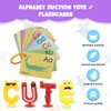 Alphabet Letters Learning Suction Toys: ABC Silicone Baby Bath Toys, Bathtub/Windows/Car/Travel Toys for Toddlers 1-3, Preschool Educational Montessori Sensory Toys for 1/2/3 Year Old