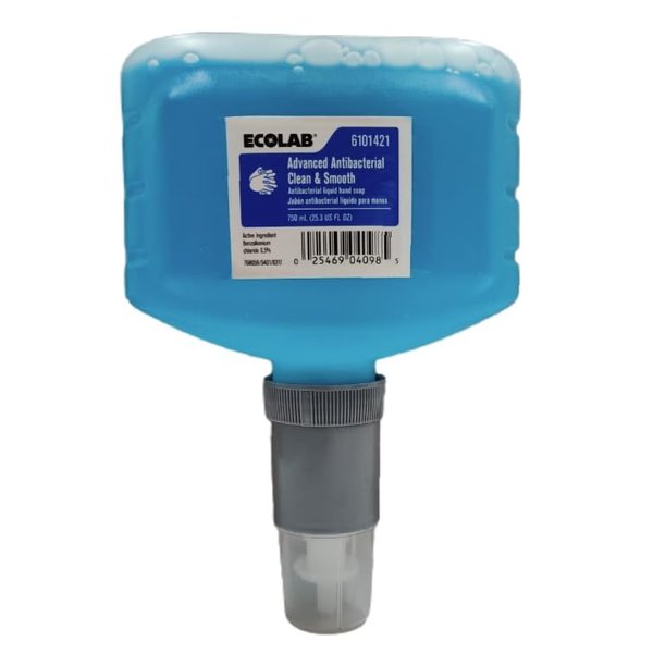 EcoL 6101421 Advanced Antibacterial Clean & Smooth Liquid Hand Soap - 750 ML 6 pack/Case