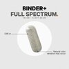 Codeage Binder + Systemic Binder Supplement - Activated Charcoal Pills, Bentonite Clay Mineral Powder, Fulvic & Humic Acids, Molybdenum, Carbon Forms - 90 Capsules