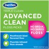Dentek Triple Clean Floss Picks, Mint, 90 Count