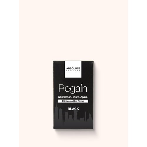 Absolute New York Regain Thickening Hair Fibers, Medium, Black, Women Hair Treatment Accessories