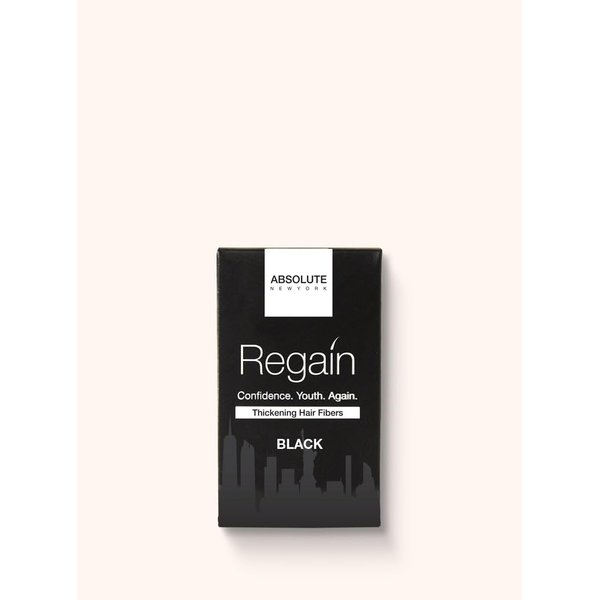 Absolute New York Regain Thickening Hair Fibers, Medium, Black, Women Hair Treatment Accessories