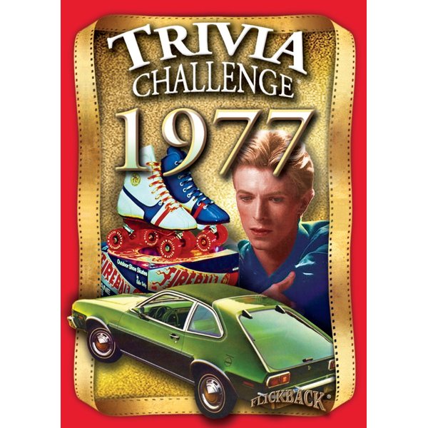 Flickback 1977 Trivia Playing Cards: Perfect Birthday or Wedding