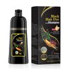 Jaysuing Black Hair Dye Shampoo 3 in1, Hair Color Shampoo for Gray Hair,Herbal Hair Dye Shampoo for Women Men Grey Coverage (Black)