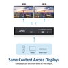 ATEN VS182A HDMI Splitter 2 Out 2-Port 4K 1 in Connect PC Camera DVD Media Player in Up to 2 HDMI Displays Projector Monitor TV Out - Up to 4096 x 2160/3840 x 2160 60Hz - Metal