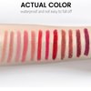 Layhou 12 Colors Matte Lipstick Pen Lip Liner Pencil Set Waterproof Matte Lip Crayon Non-sticky Long-lasting Wear with Built-in Sharpener