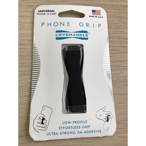 One Source Disticor Black Love Handle Phone Grip, 1 EA