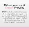 Brite Pink Semi-Permanent Hair Color, Vegan & Cruelty-Free Hydrating Hair Dye, Lasts Up to 30 Washes, 3.38 Fl Oz