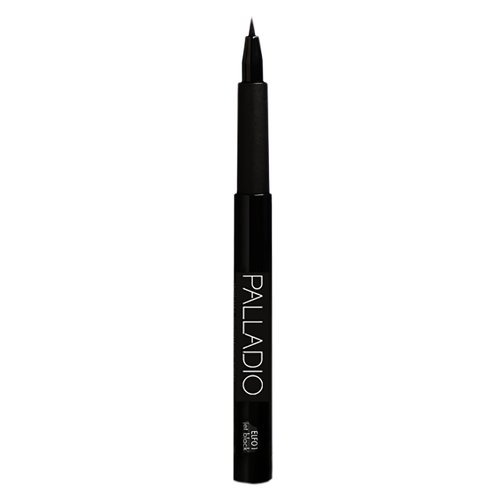 Palladio Felt-Tip Eyeliner Ultra Fine Liner, Creates Thin Precise Lines, Quick Drying, Waterproof, Rich Pigment, Long Lasting Application, Mess Free, Smooth, All Day Wear, Intense Jet Black Color
