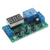 DROK 12 Volt Timer Relay, 0.1s to 999min 50mA 4-Mode On-Off Automotive Digital Delay Relay, Electric Delay Timer Switch, Cycle Time Delay Module with LED Display