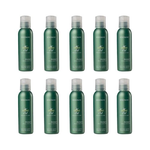 Generic Olive Oil Shampoo, 2 oz (10 Pack)- Regis DESIGNLINE - Fortified with Olive Oil