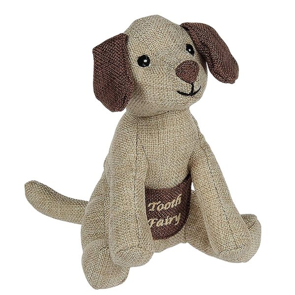 Maison Chic | Chance the Rescue Puppy Dog Tooth Fairy Pillow Stuffed Animal Plush Doll with Pocket | First Loose Tooth Toy | Celebrate First Milestone