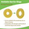 Elastic Moldable Ostomy Barrier Rings- Outer Diameter 2" (48mm) 4mm Thickness -Ostomy Supplies Non-Leaking Seal for Stoma, Sting-Free Hydrocolloid Skin Barrier Extender Ring for Colostomy Bags, 10PCS