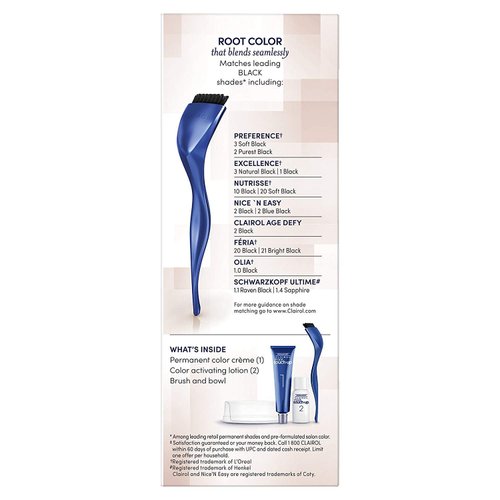 Clairol Permanent Root Touch-Up, Black [2], 1 ea