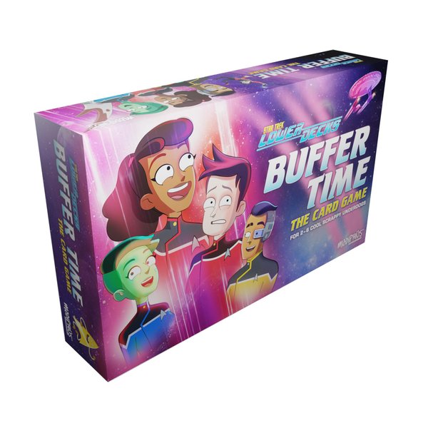 Star Trek: Lower Decks Buffer Time Card Game - Complete Assignments in a Push-Your-Luck Strategy Game for Kids & Adults, Ages 14+, 2-6 Players, 20-40 Min Playtime, Made by Modiphius Entertainment