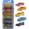 Hot Wheels 1:64 Scale Die-Cast Toy Cars 5-Pack, Set of 5 Toy Race Cars, Hot Rods, Character Cars, Rescue or Pick-Up Trucks (Styles May Vary)